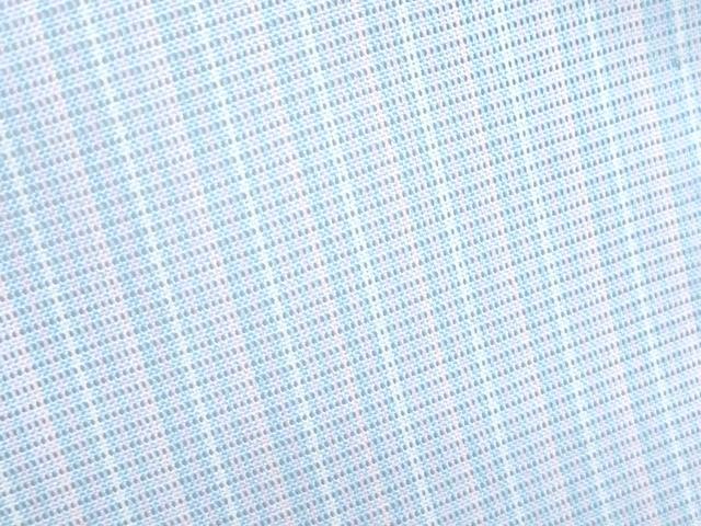 平和屋着物＊夏物　小紋　絽　間道　正絹　逸品　CABK0677th