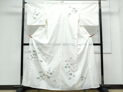 平和屋着物＊夏物　訪問着　絽　楓文　洗える着物　CABK0695th