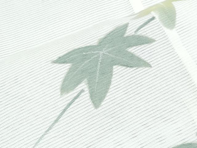平和屋着物＊夏物　訪問着　絽　楓文　洗える着物　CABK0695th