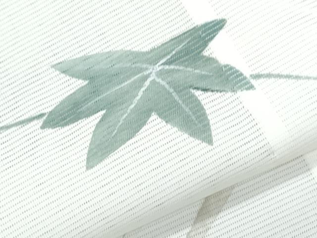 平和屋着物＊夏物　訪問着　絽　楓文　洗える着物　CABK0695th