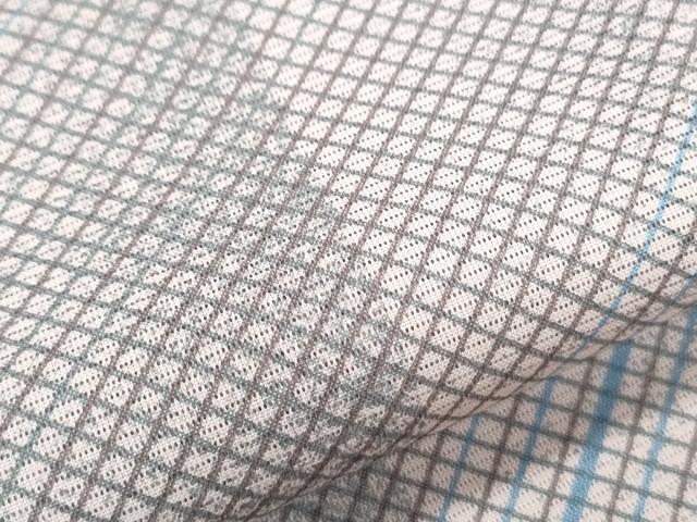 平和屋着物＊夏物　小紋　絽　間道　洗える着物　CABK0697th