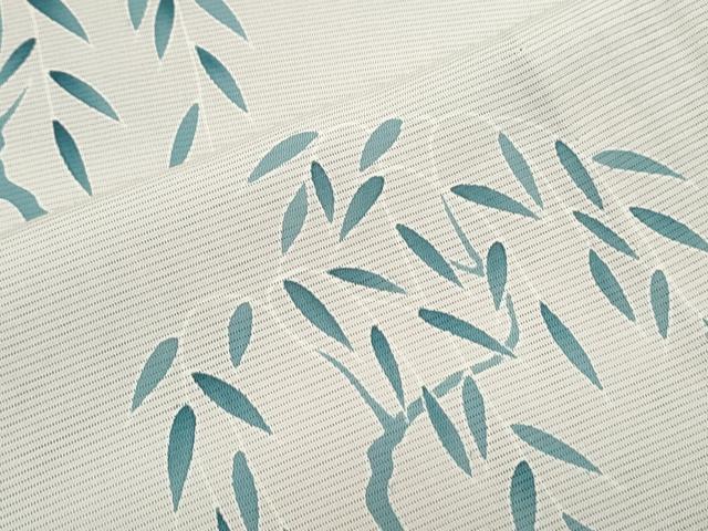 平和屋着物＊夏物　訪問着　絽　枝葉文　正絹　逸品　CABK0711th