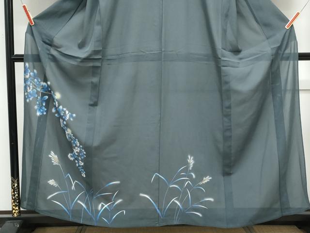平和屋着物＊夏物　訪問着　絽　蛍　暈し染め　正絹　逸品　CABK0716th