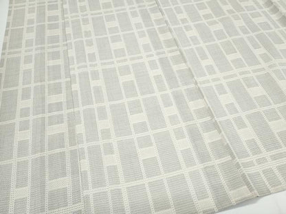 平和屋着物＊夏物　大島紬　夏大島　白大島　150亀甲　吉祥間道　正絹　逸品　CABK0719th