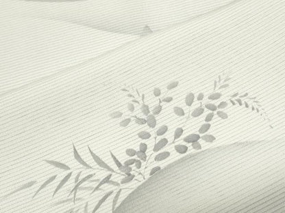 平和屋着物＊夏物　小紋　絽　遠山草花文　正絹　逸品　CABK0723th