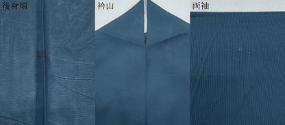 平和屋着物＊夏物　色無地　絽　草花紋紗　褐返色　正絹　逸品　CABK0731th