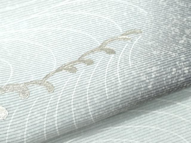 平和屋着物＊夏物　訪問着　絽　流水文　暈し染め　銀彩　正絹　逸品　CABK0732th