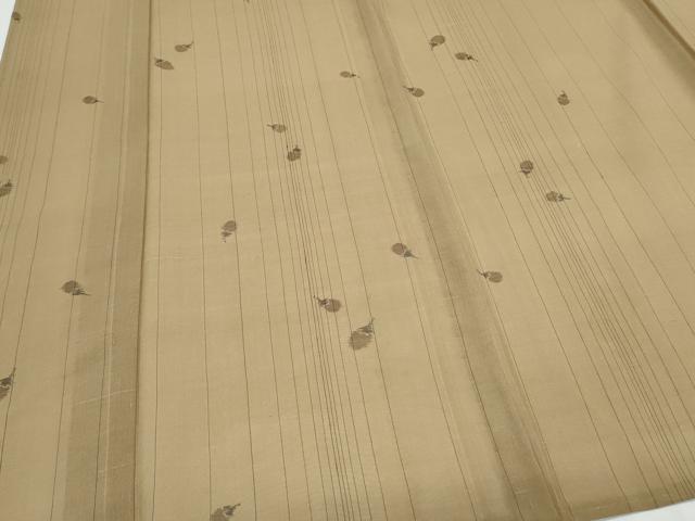 平和屋着物＊夏物　紗紬　成り物　正絹　逸品　CABK0733th