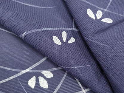 平和屋着物＊夏物　小紋　絽　芝草文　正絹　逸品　CABK0736th