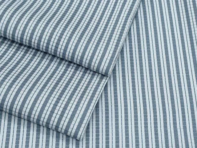 平和屋着物＊夏物　小紋　絽　縞　正絹　逸品　未使用　CABK0742th