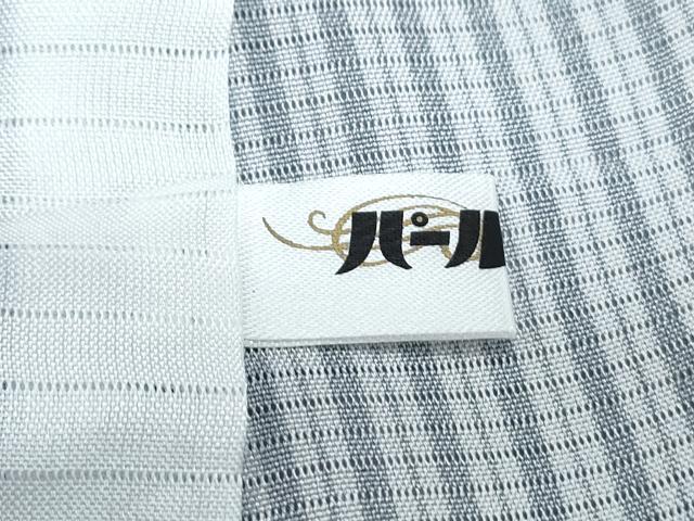平和屋着物＊夏物　小紋　絽　縞　正絹　逸品　未使用　CABK0742th