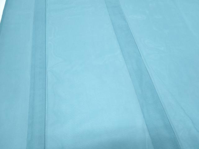 平和屋着物＊夏物　色無地　絽　白群色　洗える着物　CABK0756th