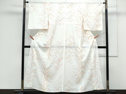 平和屋着物＊夏物　小紋　絽　露草文　洗える着物　CABK0764th