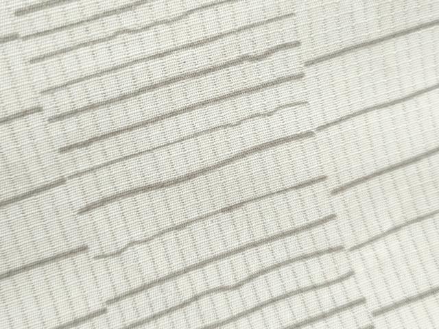 平和屋着物＊夏物　小紋　縦絽　吉祥間道　洗える着物　CABK0779th