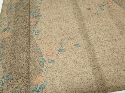 平和屋着物＊夏物　小紋　絽　花間道　洗える着物　CABK0786th
