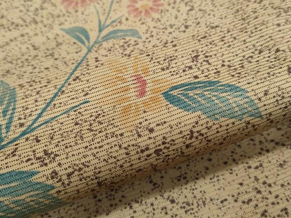 平和屋着物＊夏物　小紋　絽　花間道　洗える着物　CABK0786th