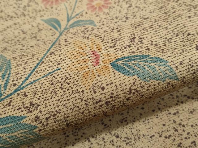 平和屋着物＊夏物　小紋　絽　花間道　洗える着物　CABK0786th