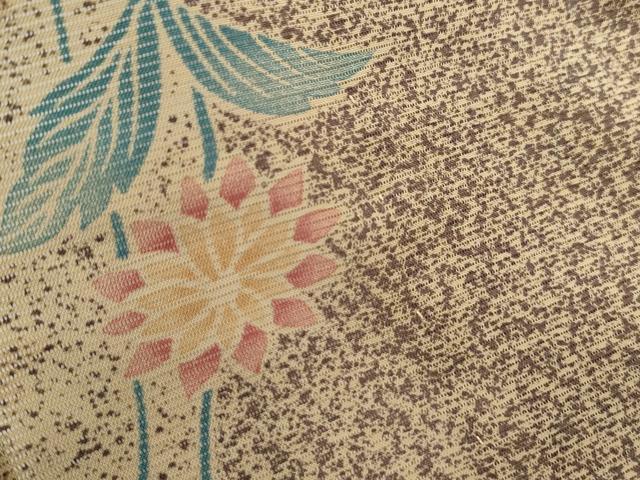 平和屋着物＊夏物　小紋　絽　花間道　洗える着物　CABK0786th