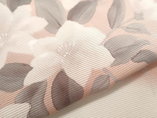 平和屋着物＊夏物　訪問着　絽　手書き　草花文　暈し染め　正絹　逸品　CABK0791th