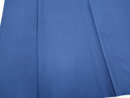 平和屋着物＊夏物　色無地　絽　紺藍色　正絹　逸品　CABK0807ou