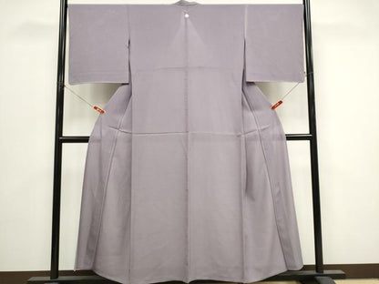 平和屋着物＊夏物　色無地　絽　紅藤色　正絹　逸品　CABK0808ou