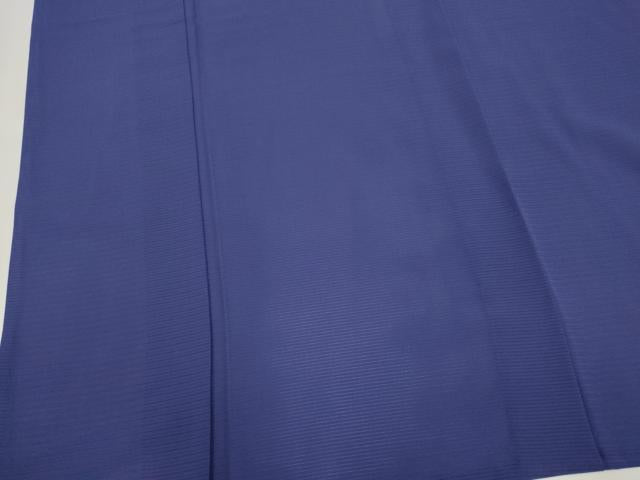 平和屋着物＊夏物　色無地　絽　深紫色　正絹　逸品　CABK0815ou