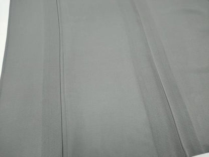 平和屋着物＊夏物　色無地　絽　薄墨色　正絹　逸品　CABK0816ou