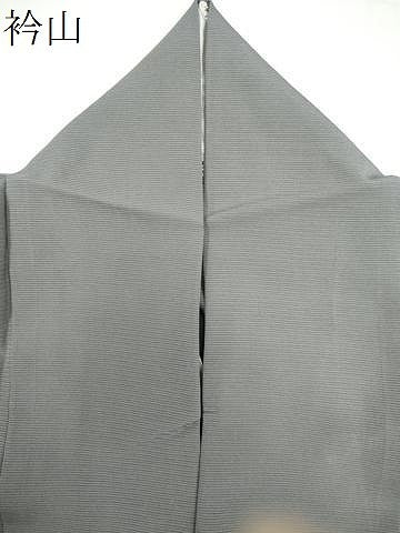 平和屋着物＊夏物　色無地　絽　薄墨色　正絹　逸品　CABK0816ou