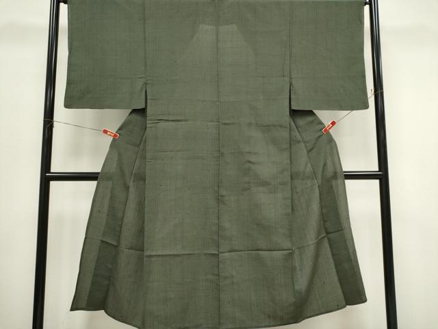 平和屋着物＊夏物　男性　紗紬　霞文　正絹　逸品　CABK0819ou