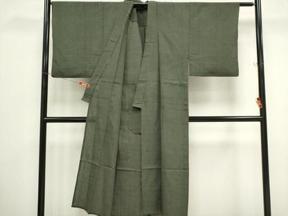 平和屋着物＊夏物　男性　紗紬　霞文　正絹　逸品　CABK0819ou