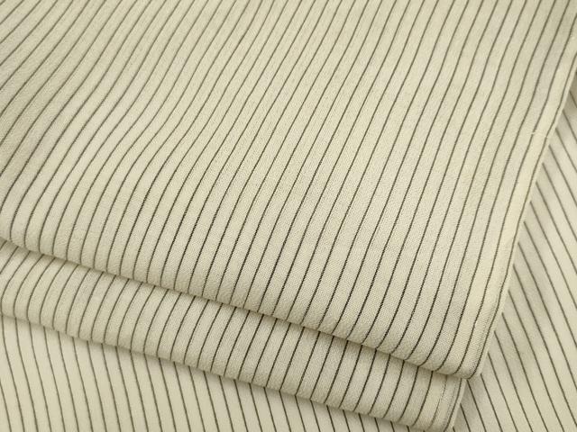 平和屋着物＊夏物　男性　紗紬　縞　正絹　逸品　CABK0825ou