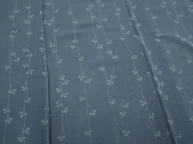 平和屋着物＊夏物　中国三大刺繍　スワトウ刺繍　訪問着　絽縮緬　枝花文　正絹　逸品　CABK0828ou