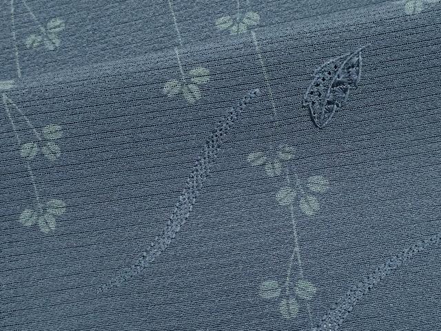 平和屋着物＊夏物　中国三大刺繍　スワトウ刺繍　訪問着　絽縮緬　枝花文　正絹　逸品　CABK0828ou