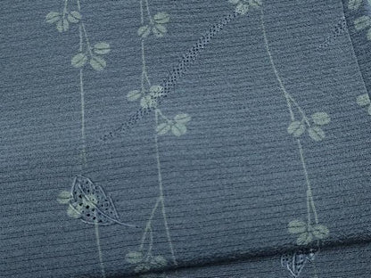 平和屋着物＊夏物　中国三大刺繍　スワトウ刺繍　訪問着　絽縮緬　枝花文　正絹　逸品　CABK0828ou