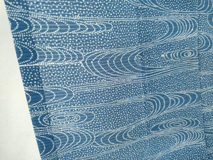 平和屋着物＊夏物　江戸小紋　絽　流水文　正絹　逸品　CABK0831ou
