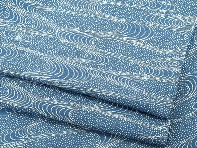 平和屋着物＊夏物　江戸小紋　絽　流水文　正絹　逸品　CABK0831ou