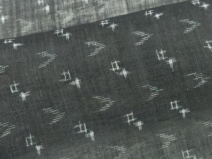 平和屋着物＊夏物　上布　絣文様　麻　逸品　CABK0835ou
