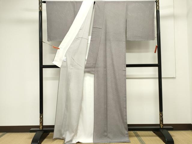 平和屋着物＊夏物　江戸小紋　絽　鮫小紋柄　正絹　逸品　未使用　CABK0841ou