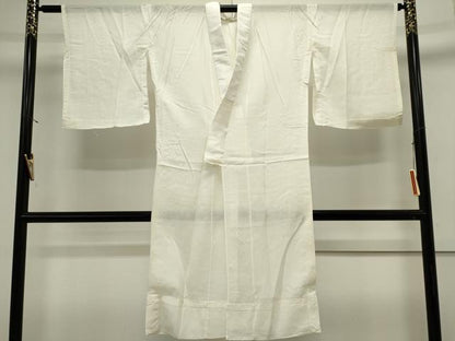 平和屋着物＊夏物　長襦袢　絽　象牙色　正絹　逸品　CABK0843ou