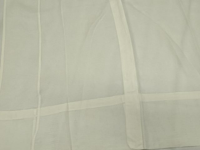 平和屋着物＊夏物　長襦袢　絽　象牙色　正絹　逸品　CABK0843ou