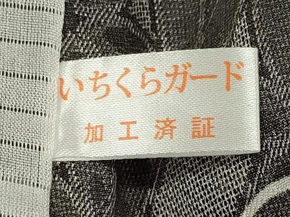 平和屋着物＊夏物　小紋　七宝紋紗　花唐草文　正絹　逸品　CABK0845ou