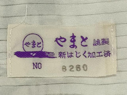 平和屋着物＊夏物　小紋　絽　型染め　風景文　やまと誂製　正絹　逸品　CABK0846ou