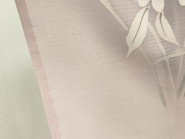 平和屋着物＊夏物　訪問着　絽　手描き　草花文　暈し染め　正絹　逸品　CABK0856ou