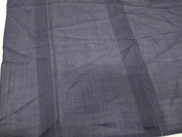 平和屋着物＊夏物　会津上布　からむし織　縞　証紙付き　逸品　CABK0858ou