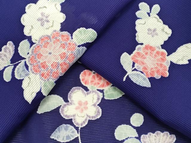 平和屋着物＊夏物　小紋　絽　辻が花　やまと誂製　正絹　逸品　CABK0859ou