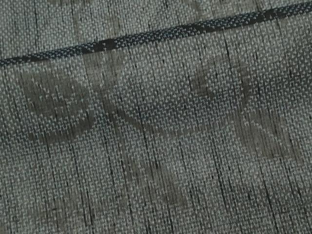 平和屋着物＊夏物　結城紬　夏結城　翠紗　蔦の葉文　証紙付き　正絹　逸品　CABK0863ou