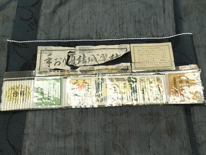 平和屋着物＊夏物　結城紬　夏結城　翠紗　蔦の葉文　証紙付き　正絹　逸品　CABK0863ou