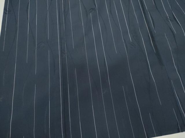 平和屋着物＊夏物　お召　米沢　白根沢　涼風　綟子織　証紙付き　正絹　逸品　CABK0865ou