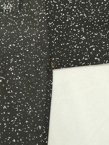 平和屋着物＊夏物　訪問着　絽　霞文　たたき染め　黒地　正絹　逸品　CABK0866ou