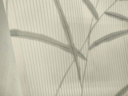 平和屋着物＊夏物　訪問着　縦絽　手描き　草花丸文　暈し染め　正絹　逸品　CABK0867ou